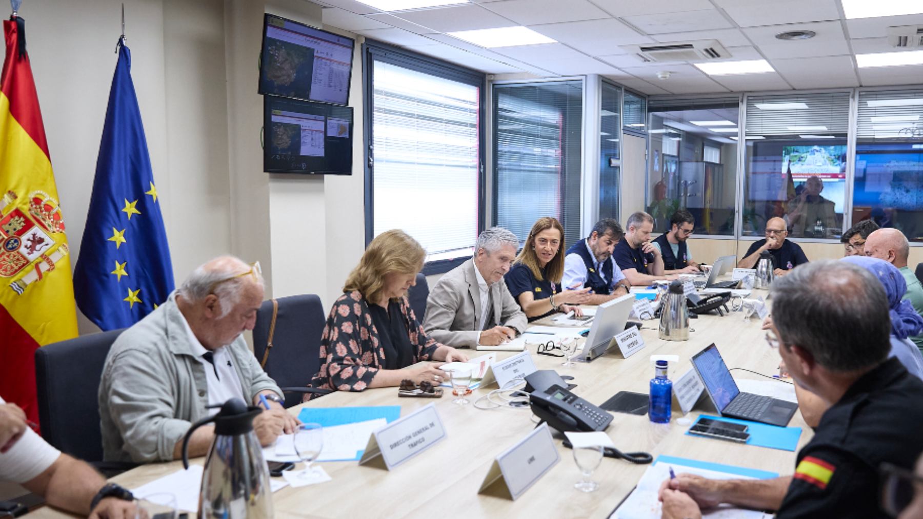 Marlaska en la reunión del Cecod. (Ministerio deInterior).