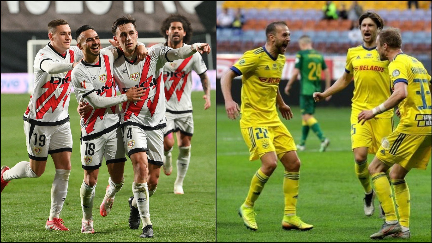 Montaje con imágenes del Rayo y el Neman. (Getty)