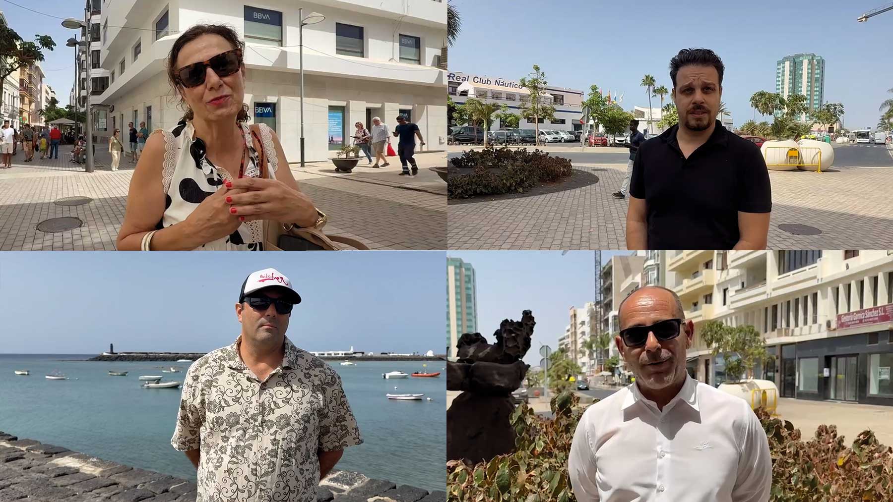 Imagen de los vecinos de Lanzarote.