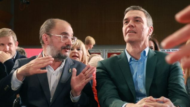 Javier Lambán, Pedro Sánchez
