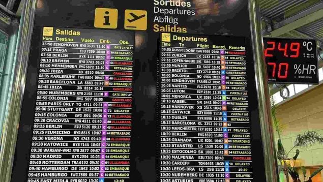 Huelga aeropuerto de Baleares