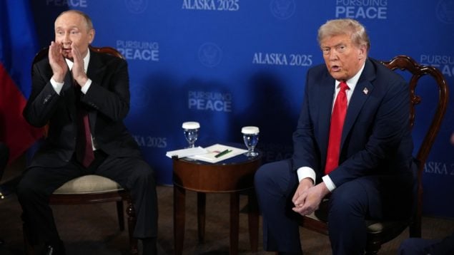 Reunión Trump Putin imágenes