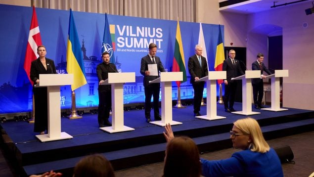 Cumbre de los países bálticos con Zelenski. (Foto: EP)