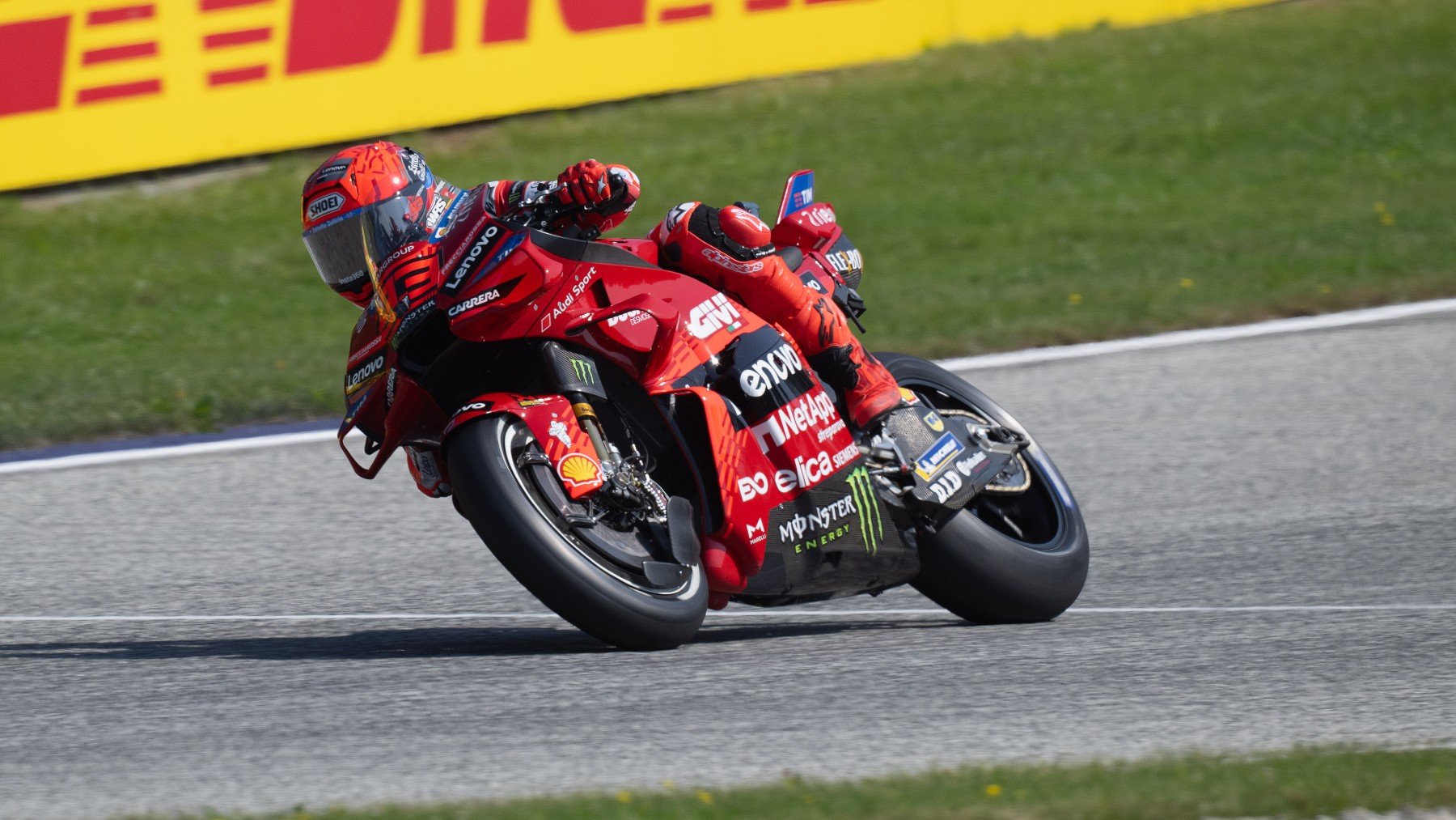 Marc Márquez durante el GP en Austria. (Getty)