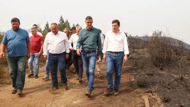 Pedro Sánchez y Alfonso Fernández Mañueco. (Foto: EFE)