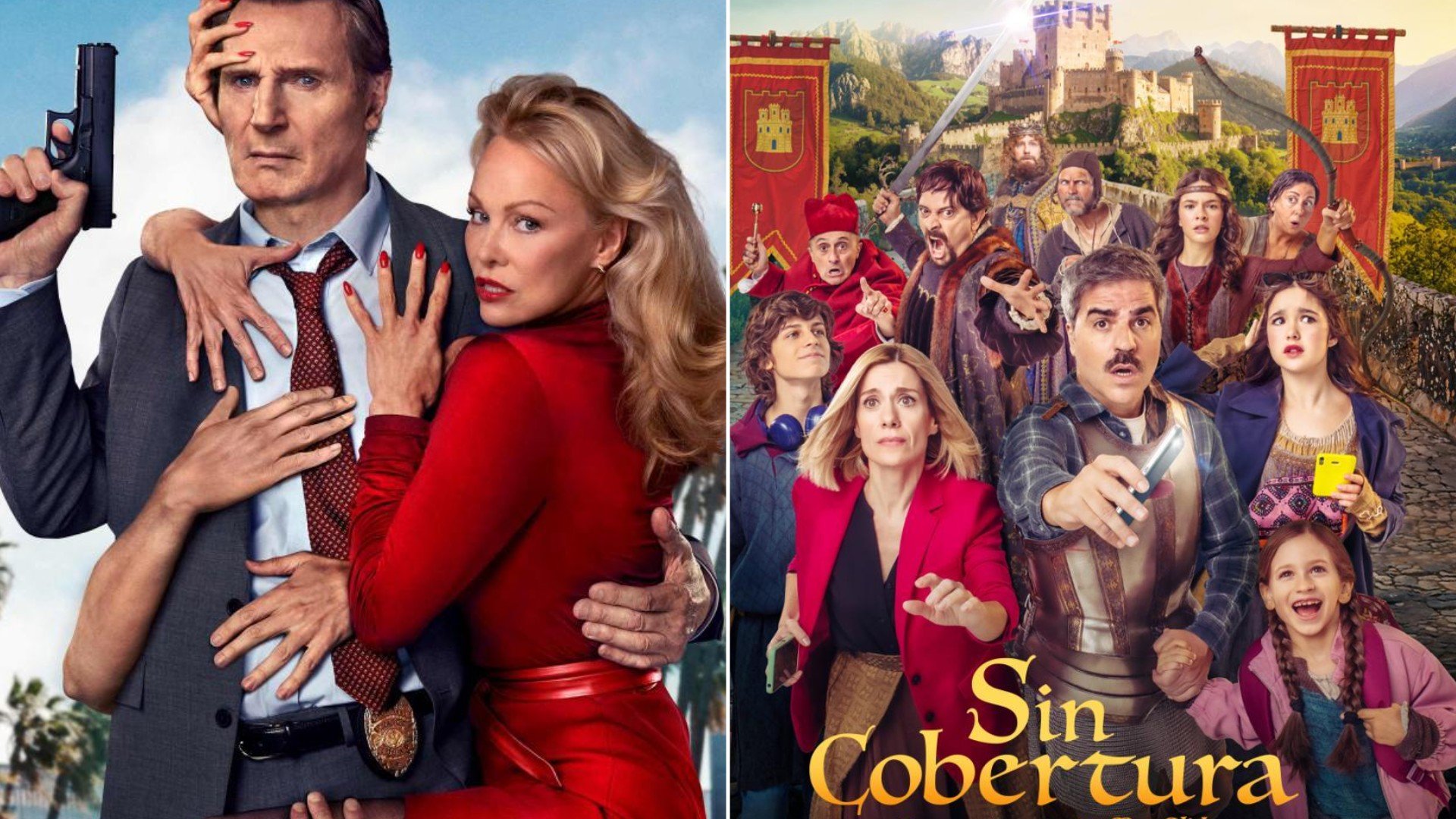 ‘Agárralo como puedas’ (Paramount Pictures) y ‘Sin cobertura’ (Atresmedia Cine).