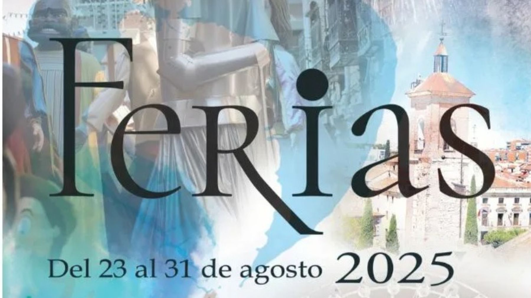 Detalle del cartel de las Fiestas de Alcalá de Henares.