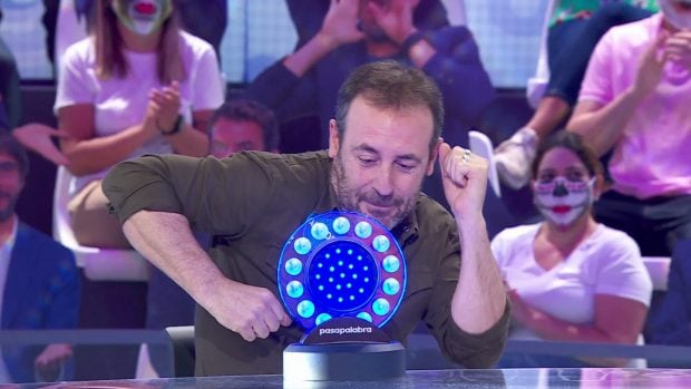 Antonio Molero en el plató de Pasapalabra (Atresmedia).