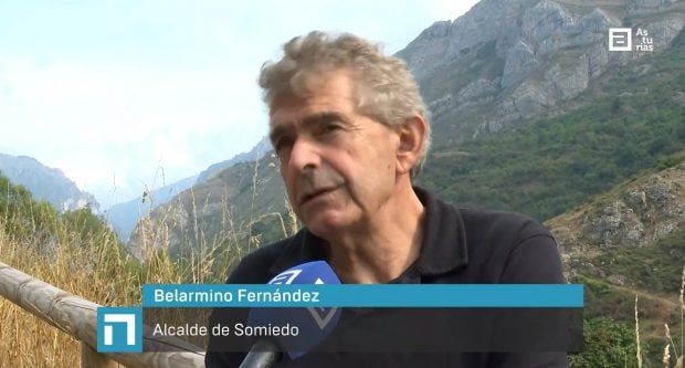 Belarmimo Fernández, alcalde de la localidad de Somiedo (RTPA).