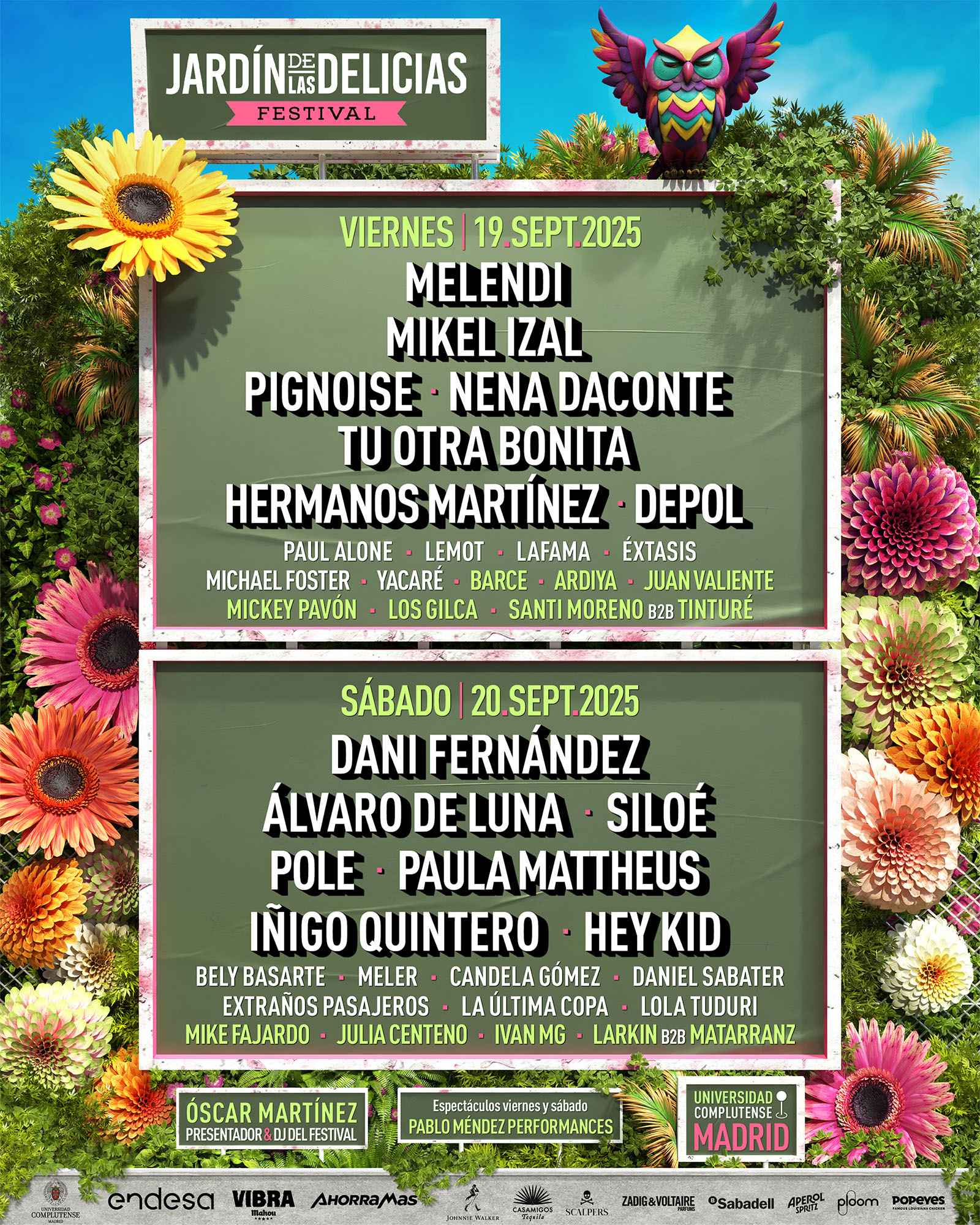 Jardín de las Delicias 2025 volverá a llenar Madrid de música y experiencias únicas