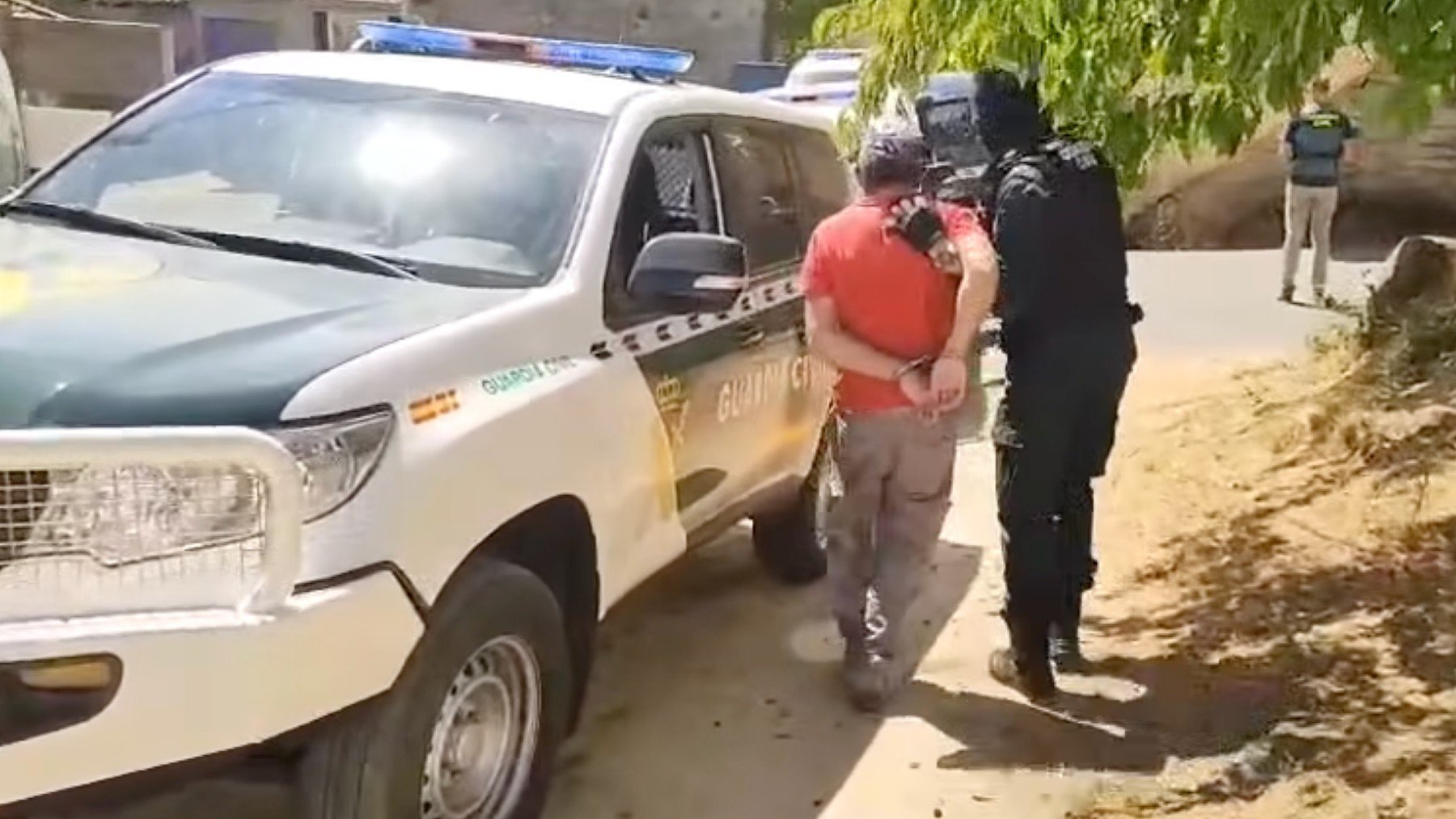 El detenido en Vilardevós por provocar un incendio.