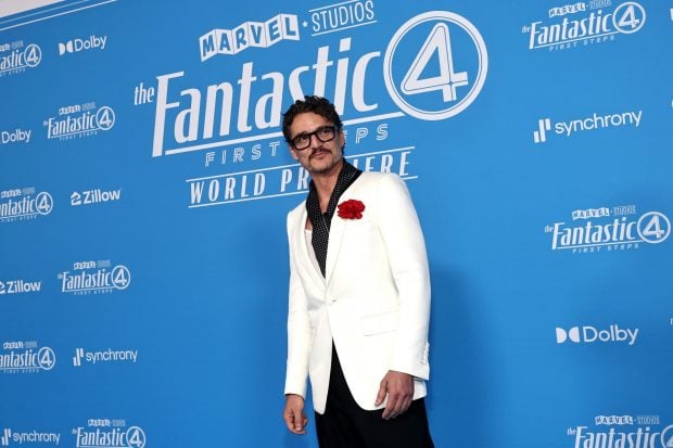 Pedro Pascal en la presentación de 'Los 4 Fantásticos: Primeros pasos'. (Foto: Gtres)