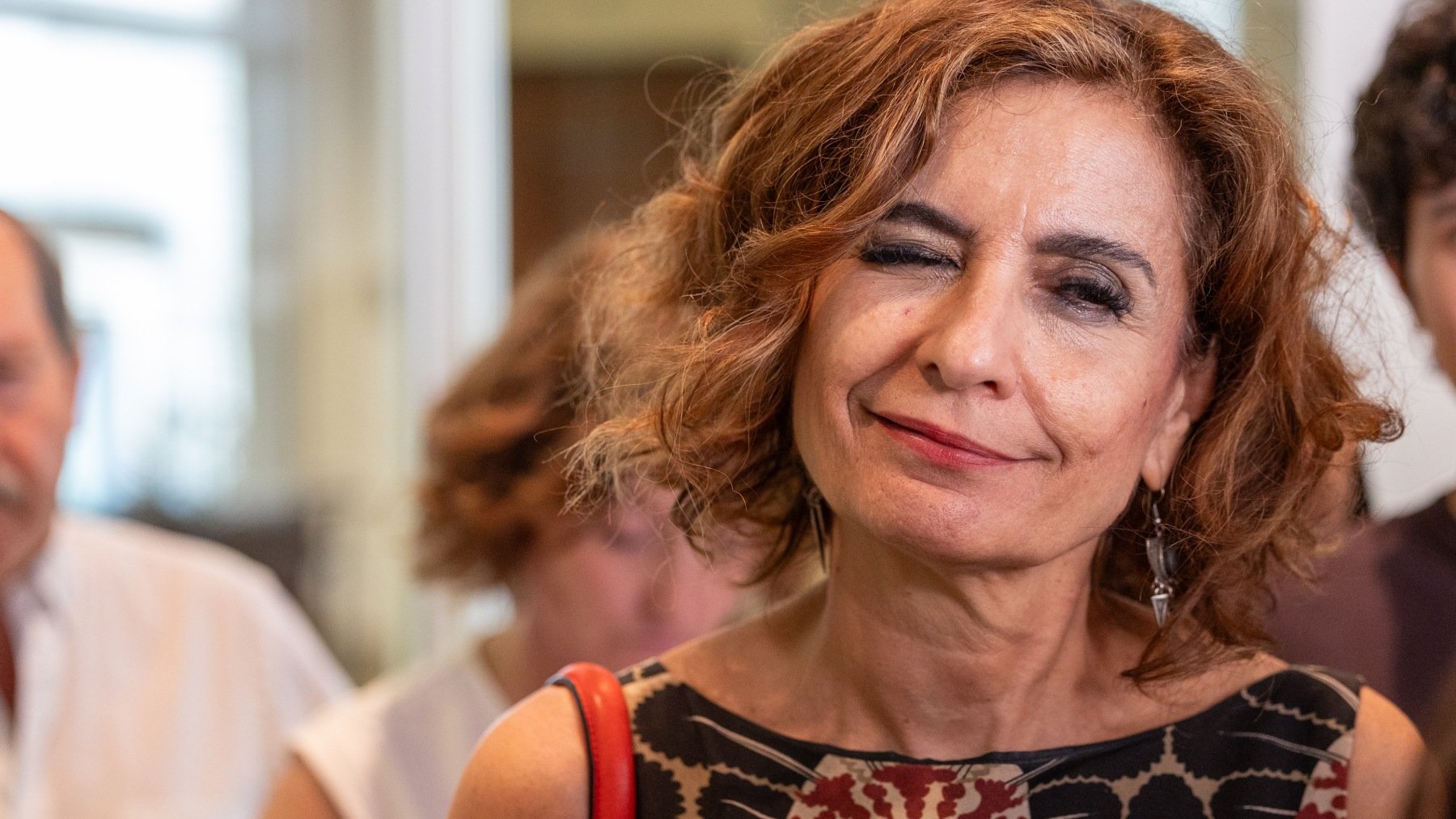 La vicepresidenta primera y ministra de Hacienda, María Jesús Montero, en el Congreso. (Europa Press)