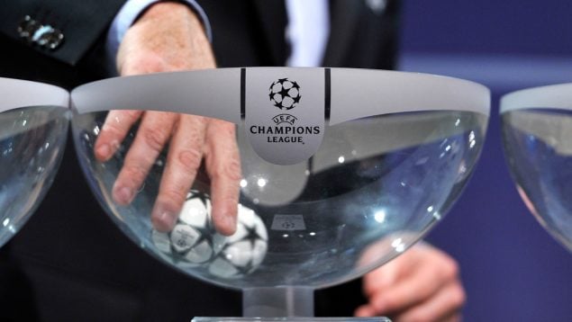 Sorteo de la UEFA Champions League.