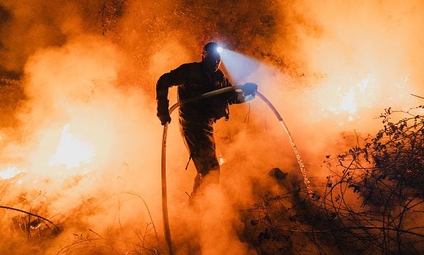 Telefónica, Incendios en Ourense. (Getty Images)