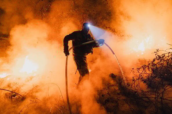 Telefónica, Incendios en Ourense. (Getty Images)