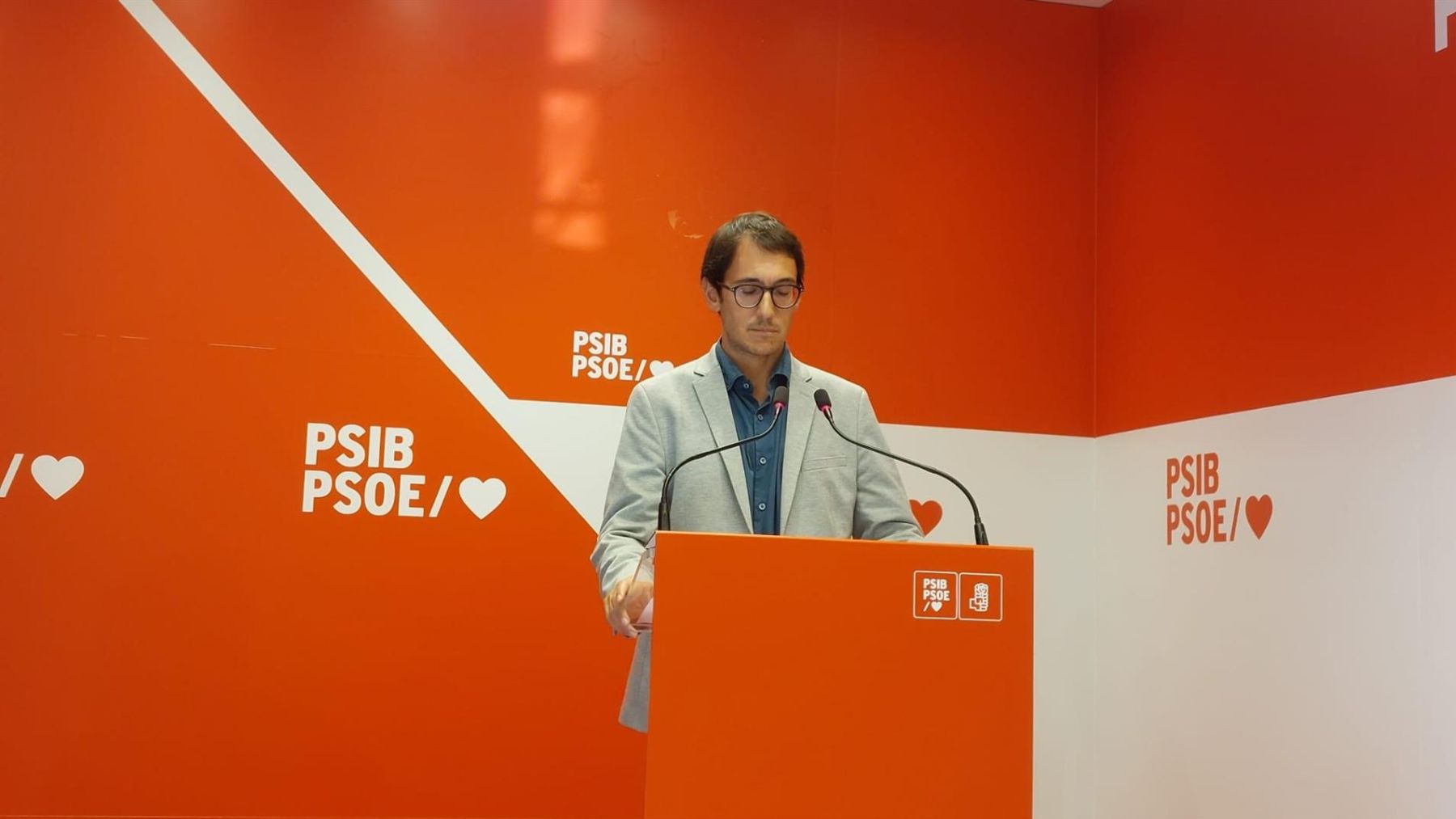 El líder del PSOE de Palma, Iago Negueruela.
