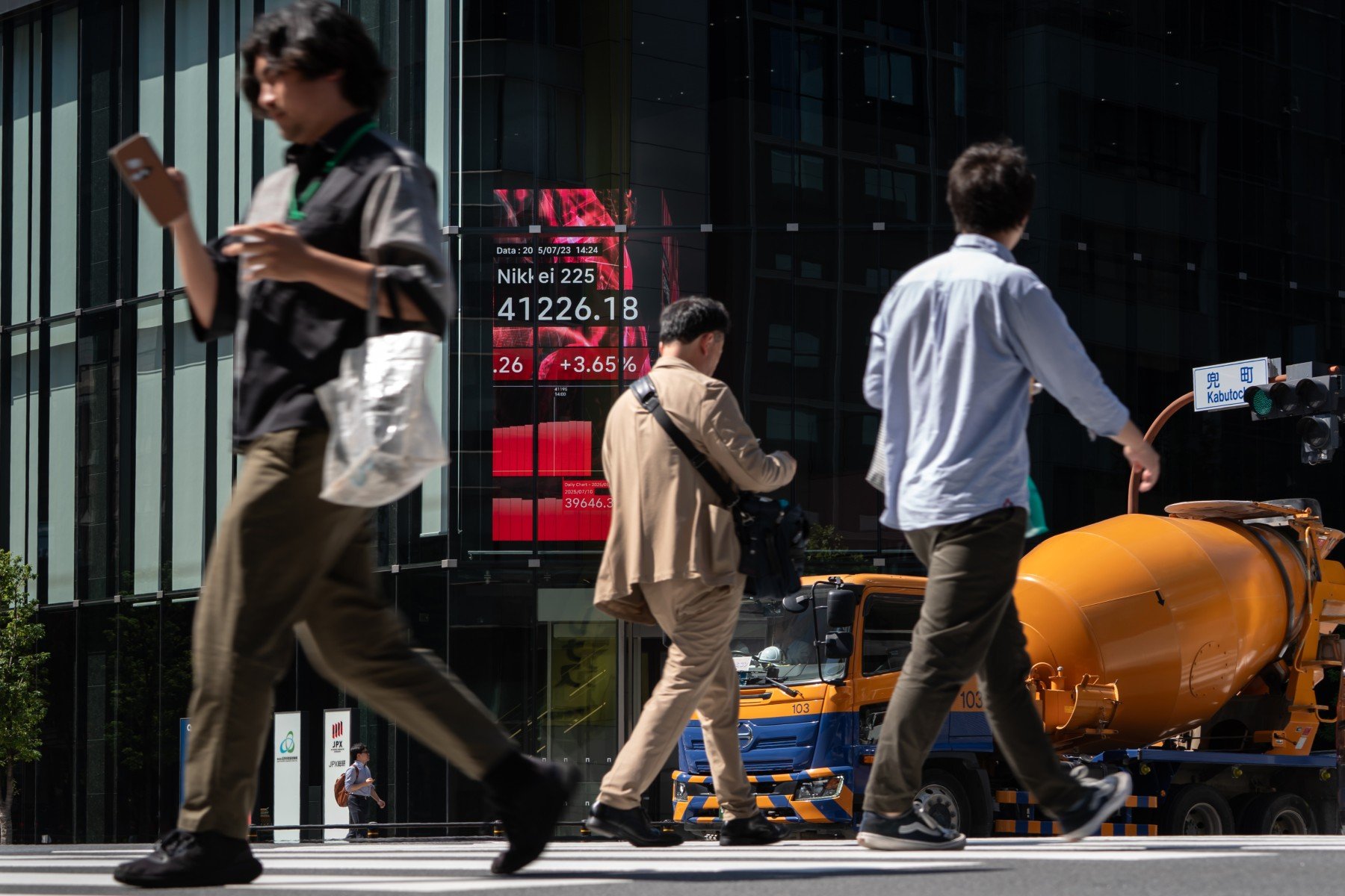 El Nikkei, la Bolsa de Japón. (Getty Images)