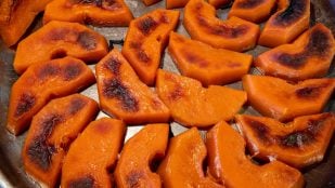 Caqui asado