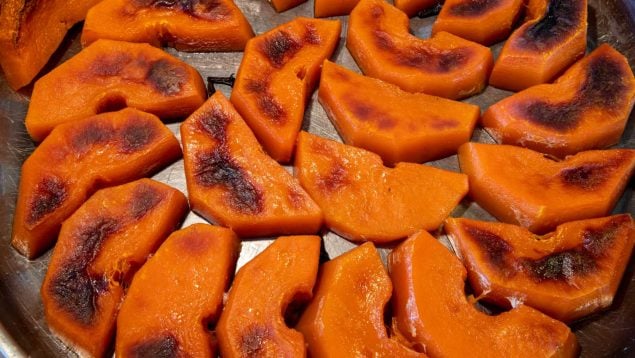 Caqui asado