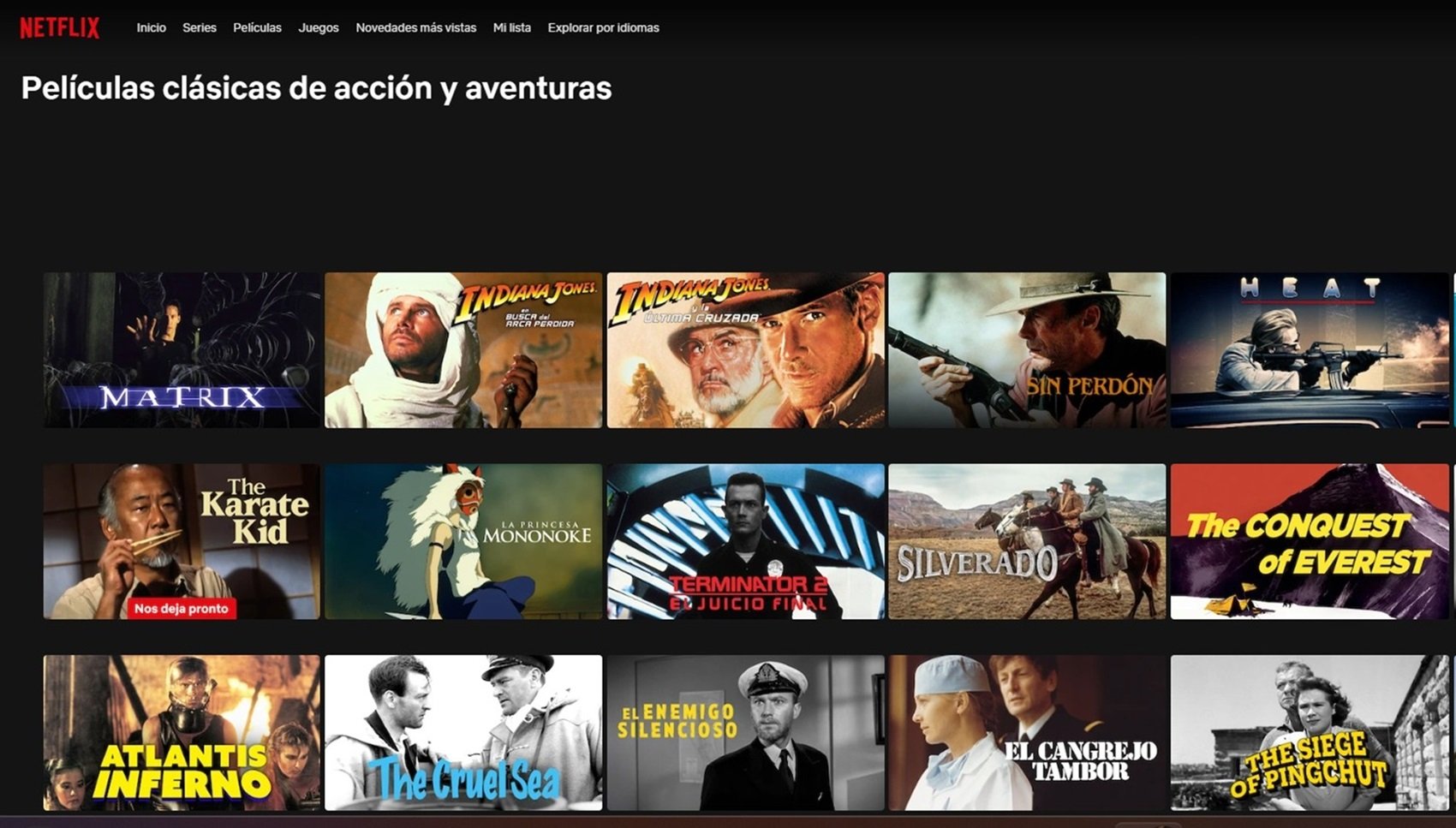 códigos Netflix