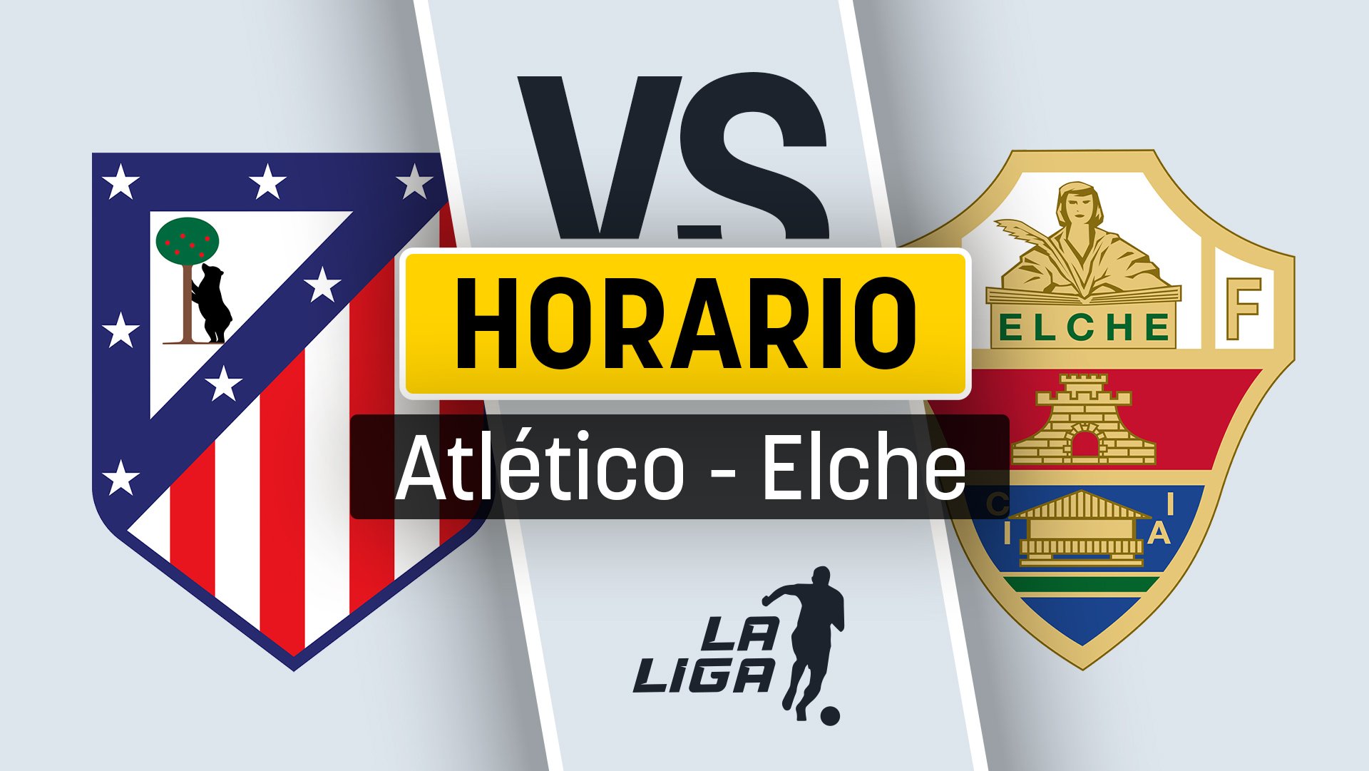 Atlético de Madrid – Elche: horario y dónde ver por TV en directo y online en vivo el partido de Liga.