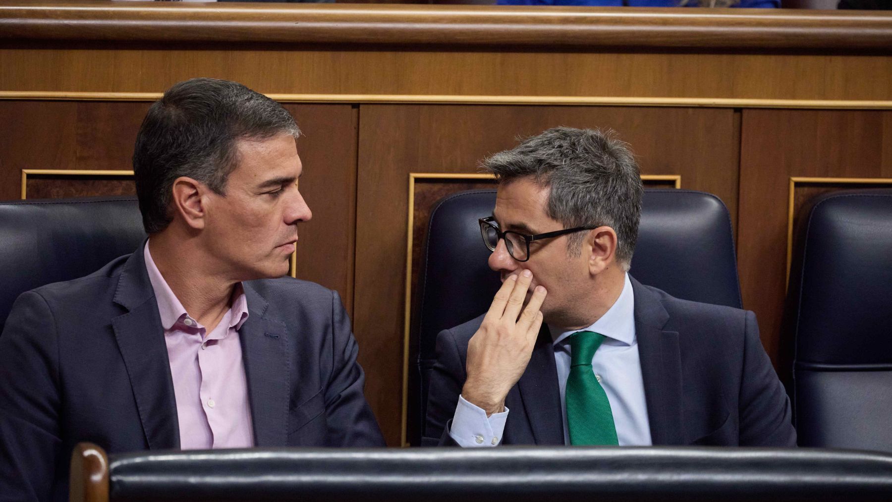 Pedro Sánchez y Félix Bolaños. (Foto: Ep)