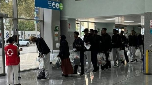 inmigrantes Estaci&oacute;n Mar&iacute;tima Palma