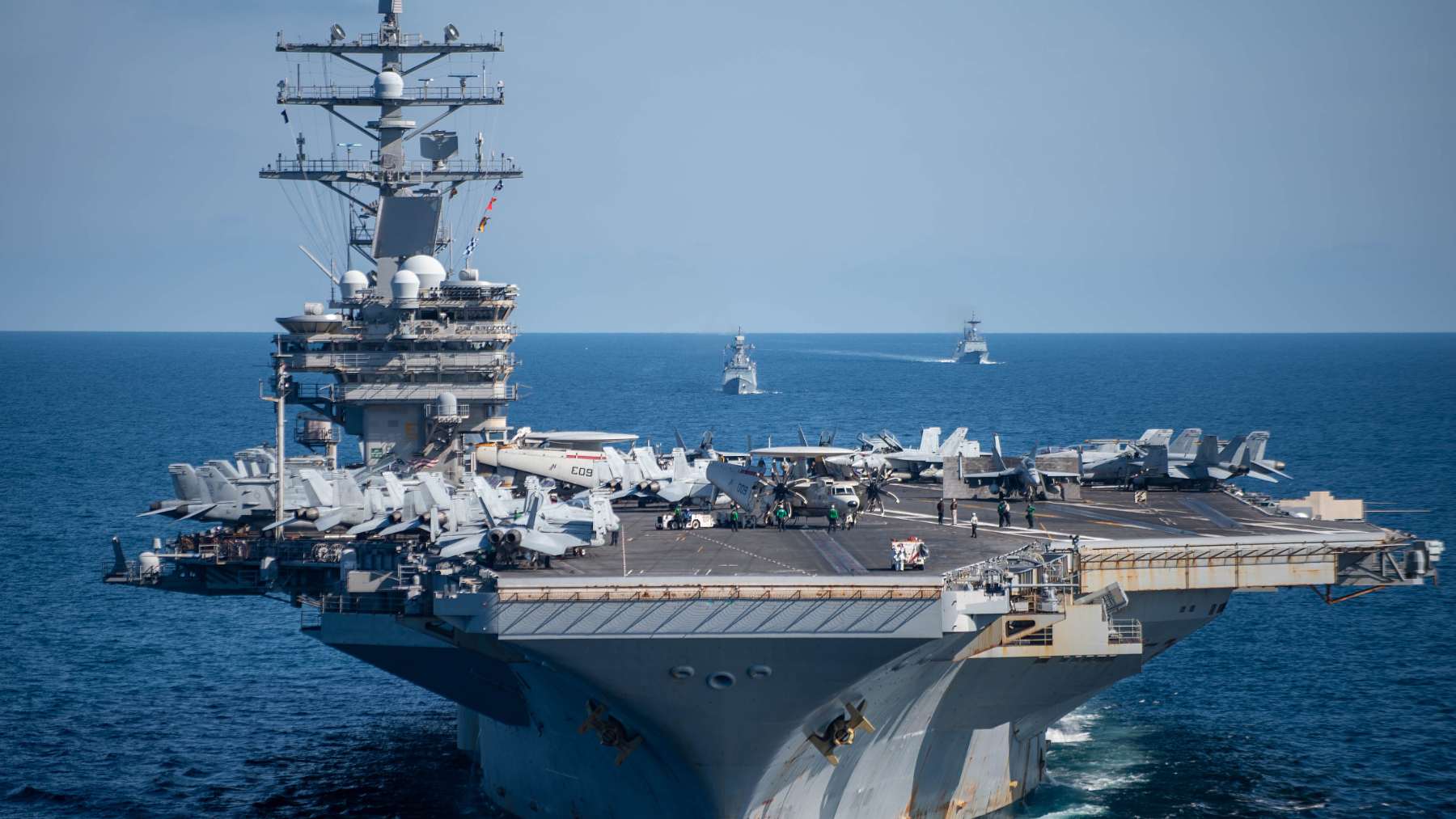 Un navío de guerra de Estados Unidos.