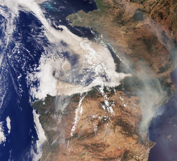 incendios España satélite ESA
