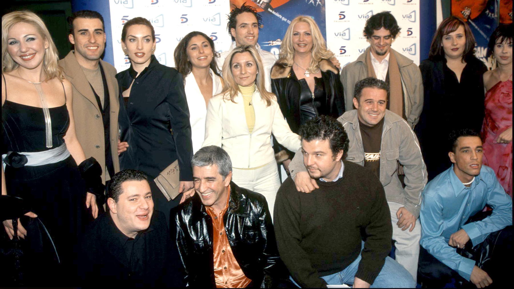 Jorge Berrocal con sus compañeros de ‘Gran Hermano’. (Foto: Gtres)