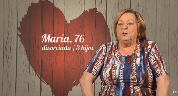 María, soltera que ha acudido a First Dates (Mediaset).