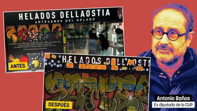 heladería Barcelona, CUP, Antonio Baños,