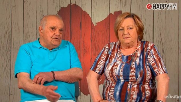 Paco y María, dos participantes de First Dates (Mediaset).