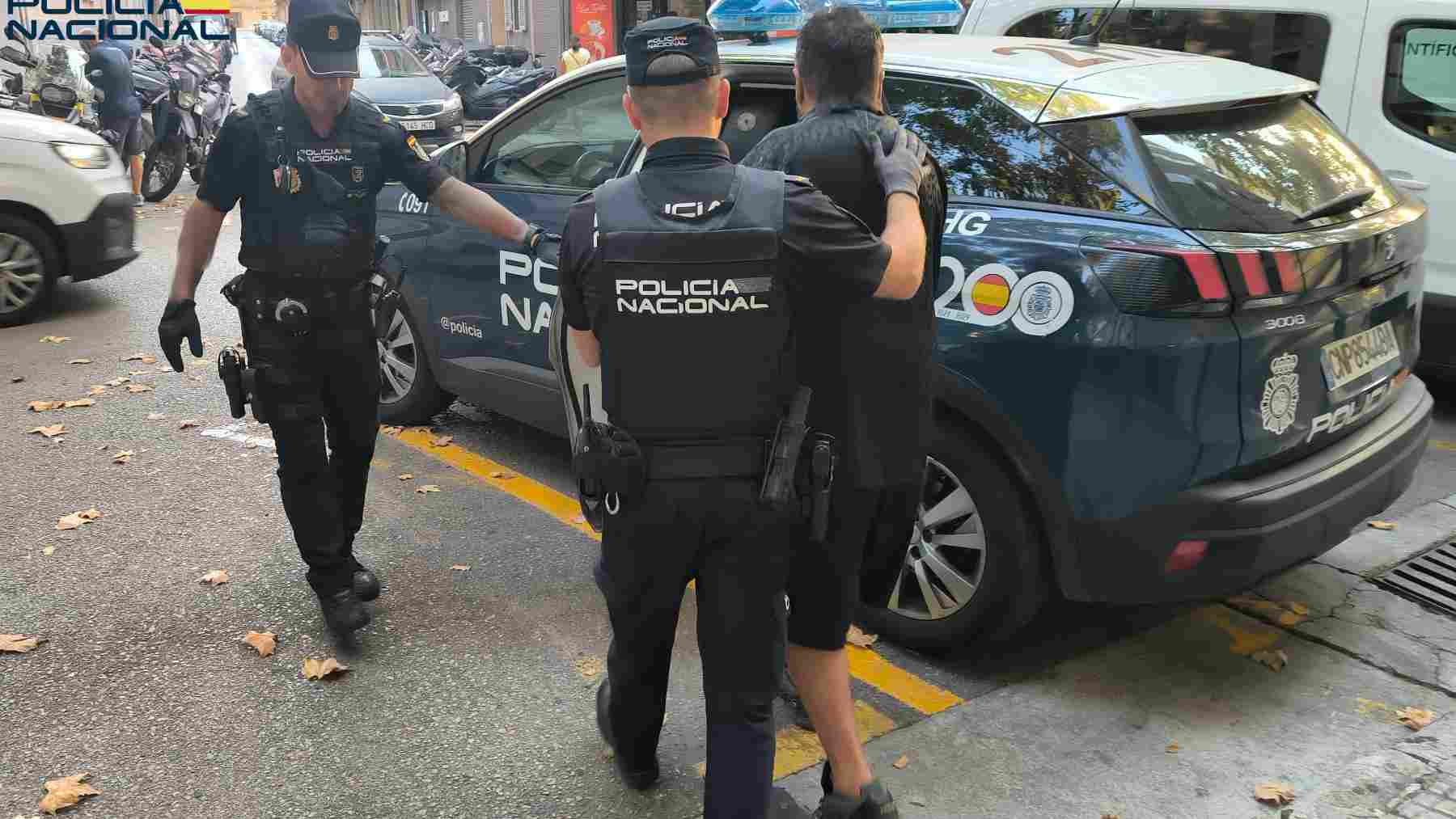 Uno de los detenidos por disparar a otro hombre en Son Gotleu. POLICÍA NACIONAL
