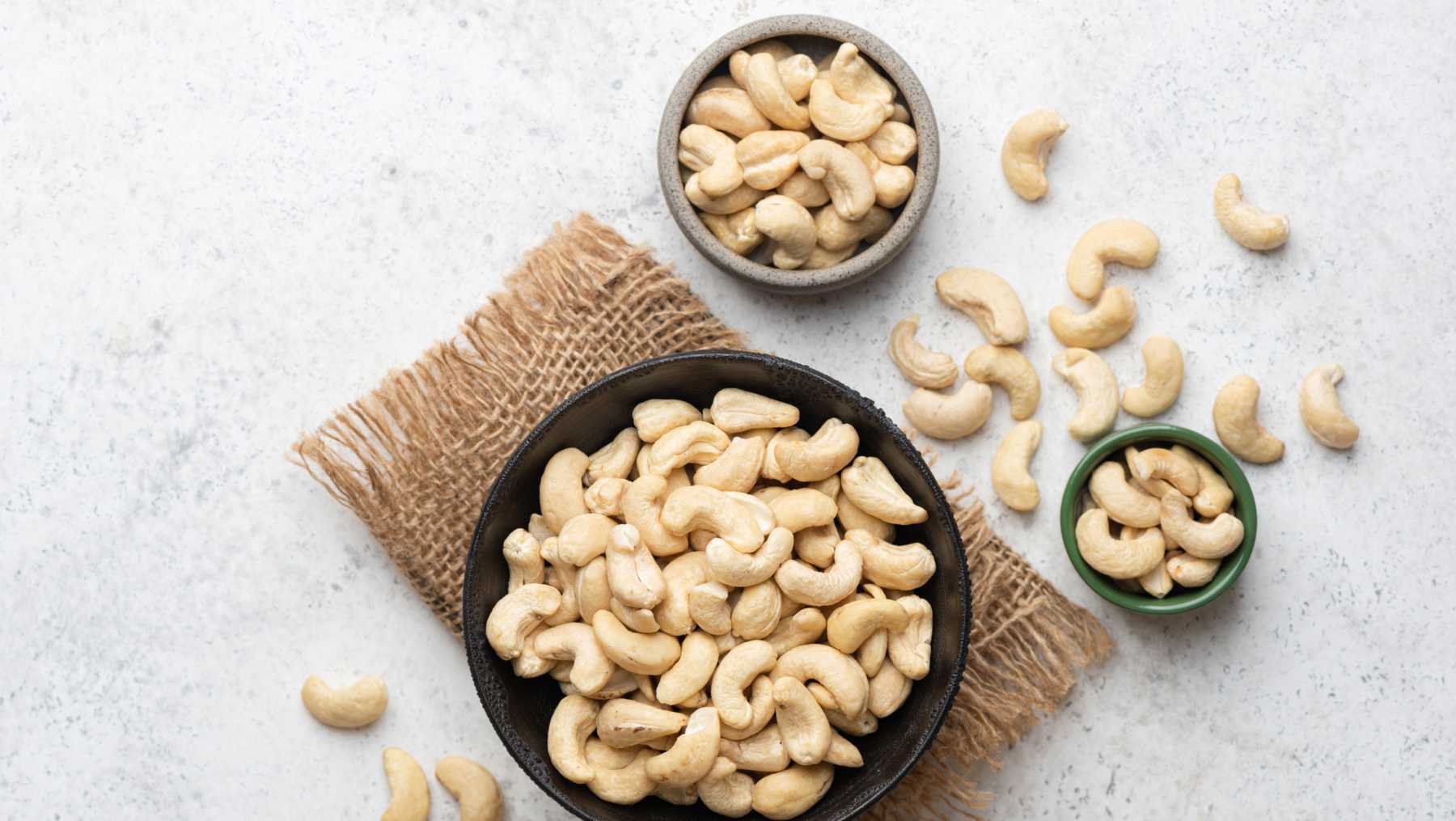 Recetas con anacardos.