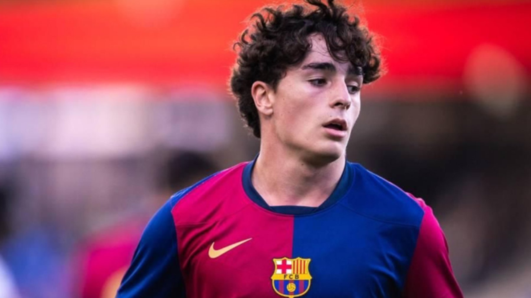 Virgili, con el Barcelona juvenil.