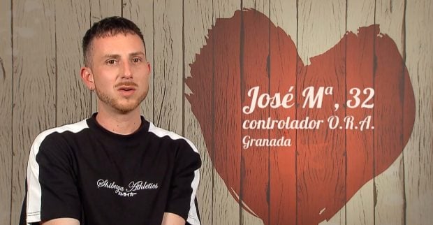 José María en 'First Dates'. (Mediaset)