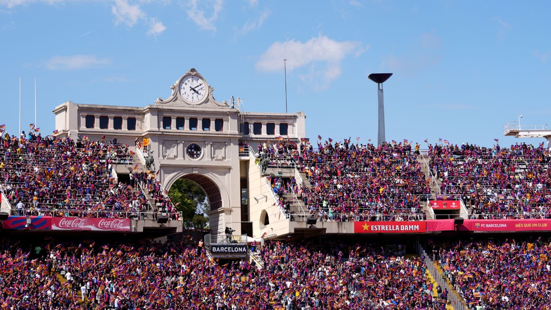 El Estadio Olímpico Lluís Companys de Montjuic. (Getty)
