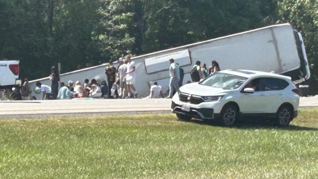 accidente autobús Nueva York Niágara