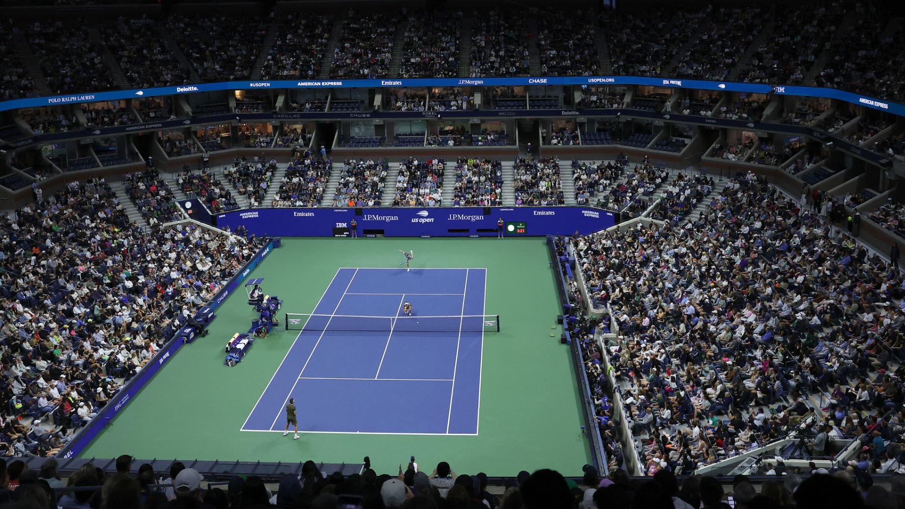 La pista central del US Open. (Getty)