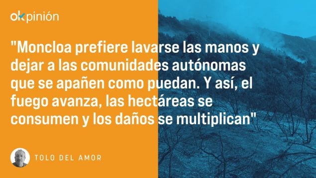 España arde traicionada