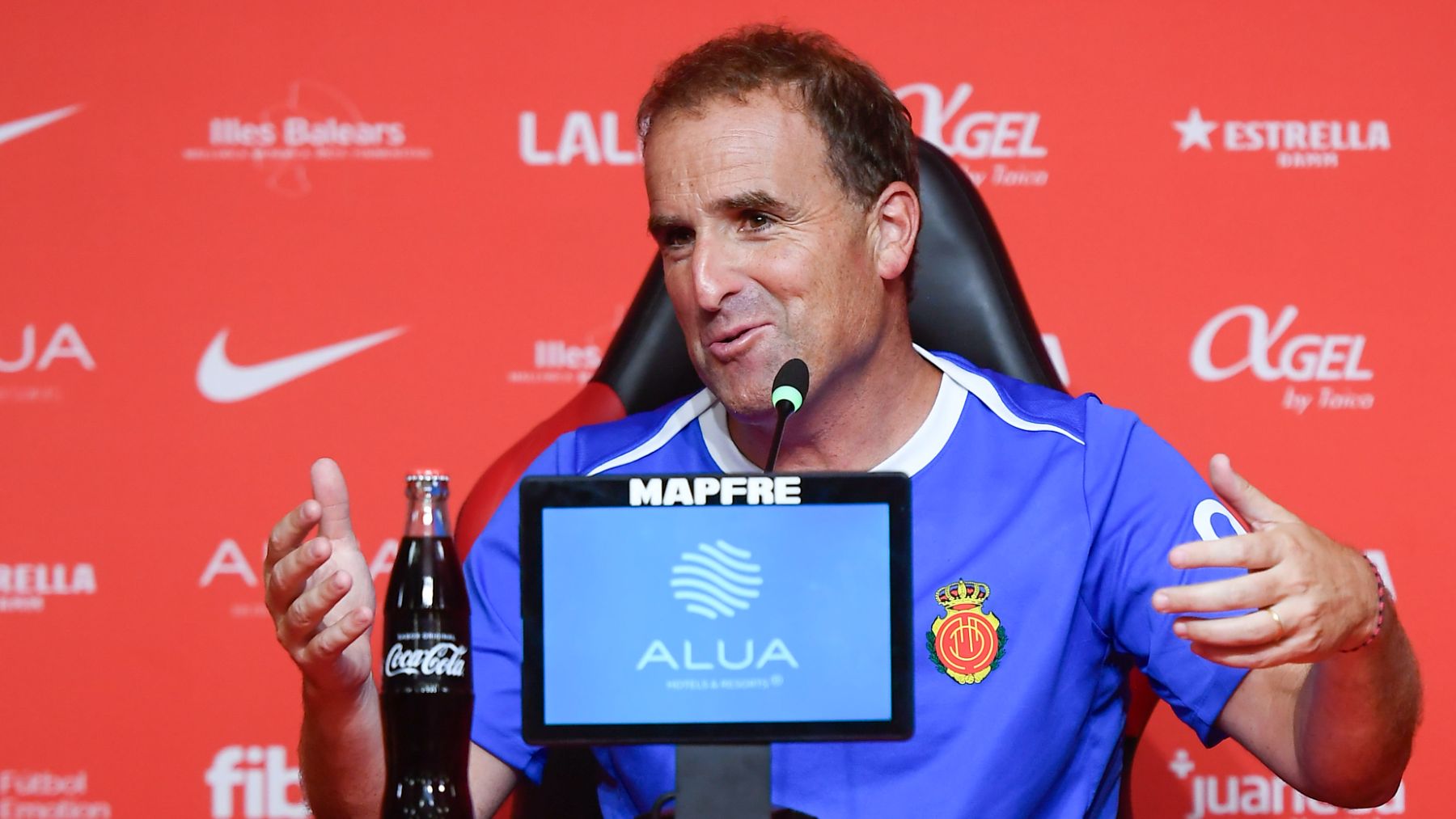Jagoba Arrasate, en rueda de prensa. (EFE)