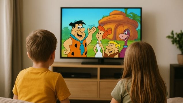 Dibujos animados, serie, niños
