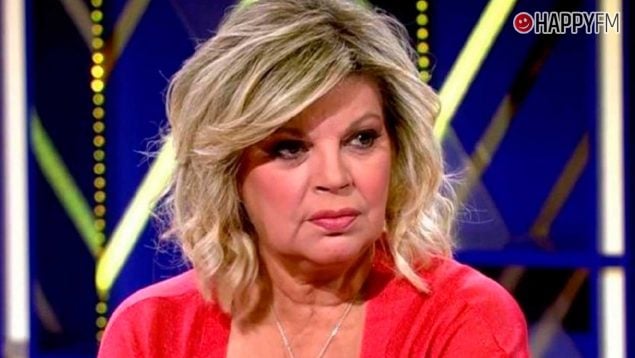 Terelu Campos en el plató de De Viernes (Mediaset).