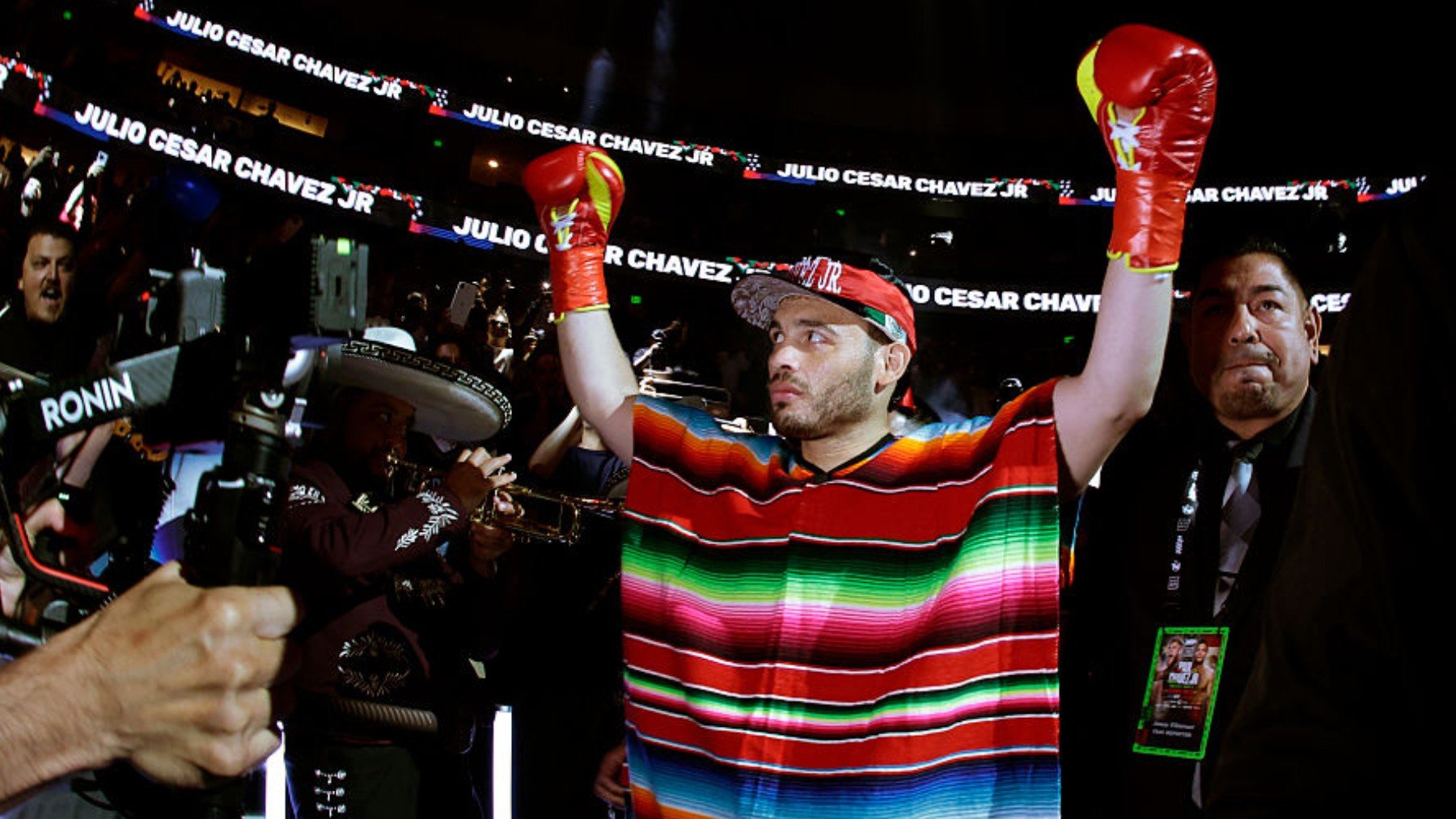 Julio César Chávez Jr. antes de su combate contra Jake Paul. (Getty)