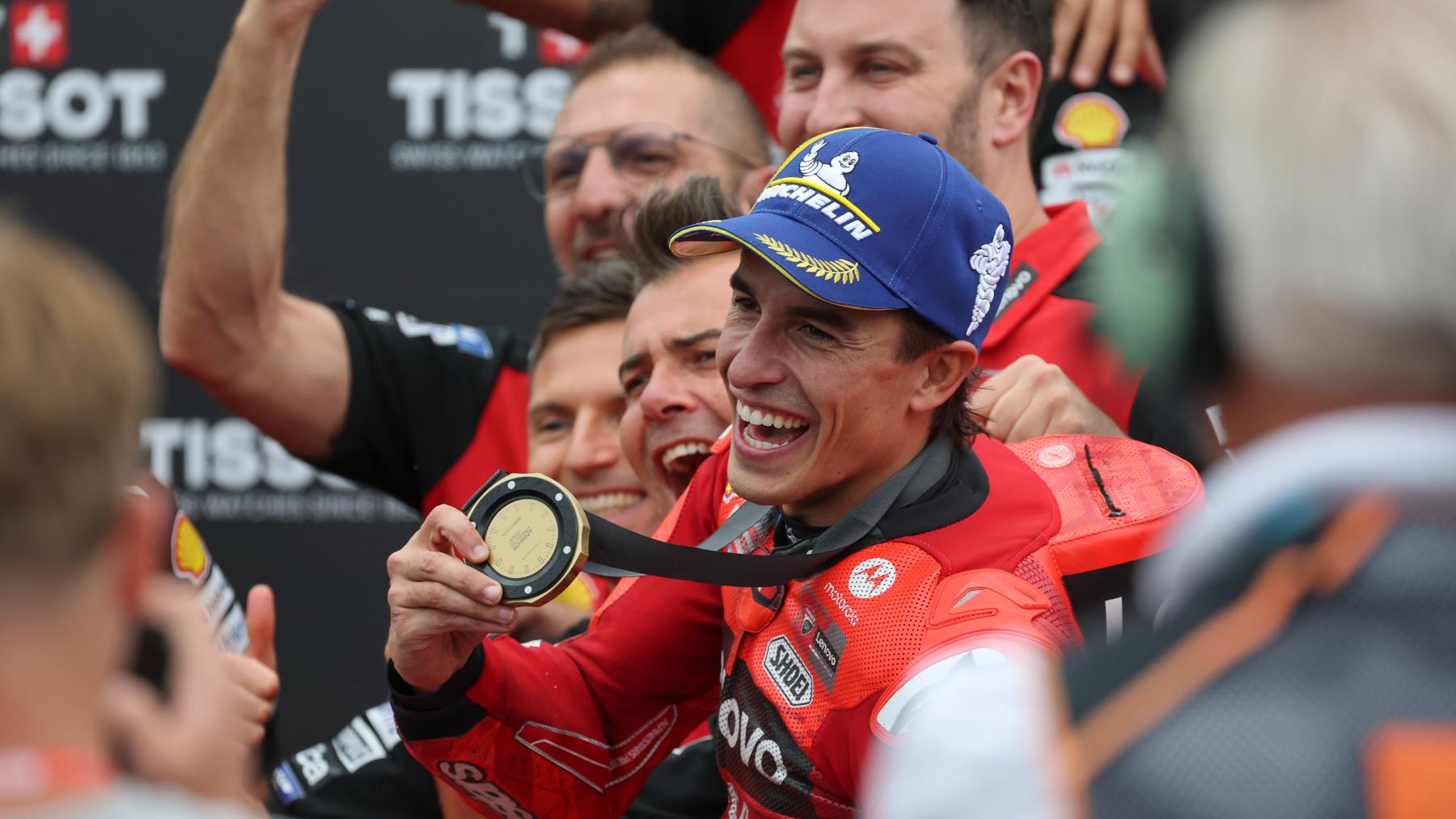 Marc Márquez, en Hungría. (EP)