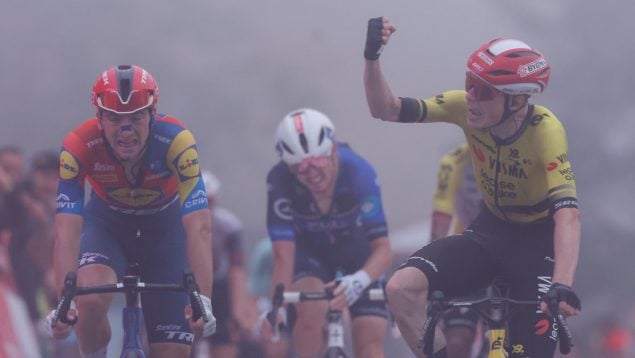 Vingegaard, Vuelta a España, Piemonte