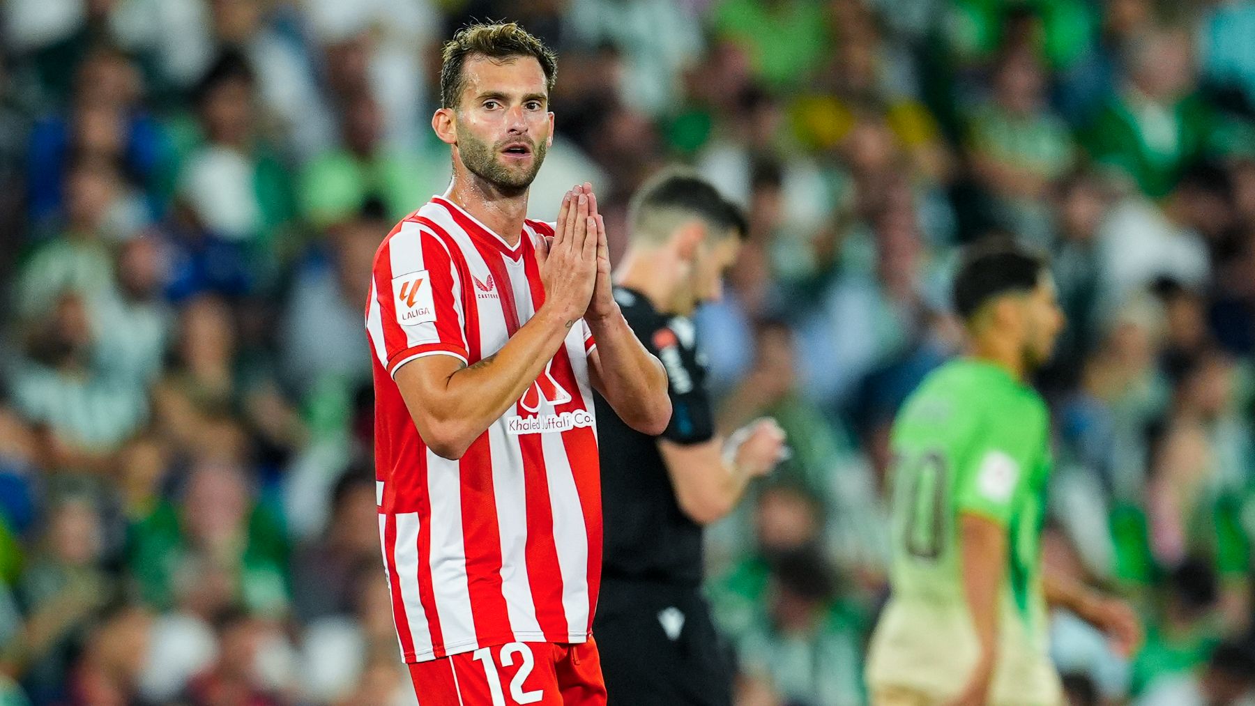 Baptistao en un partido con el Almería. (EP)