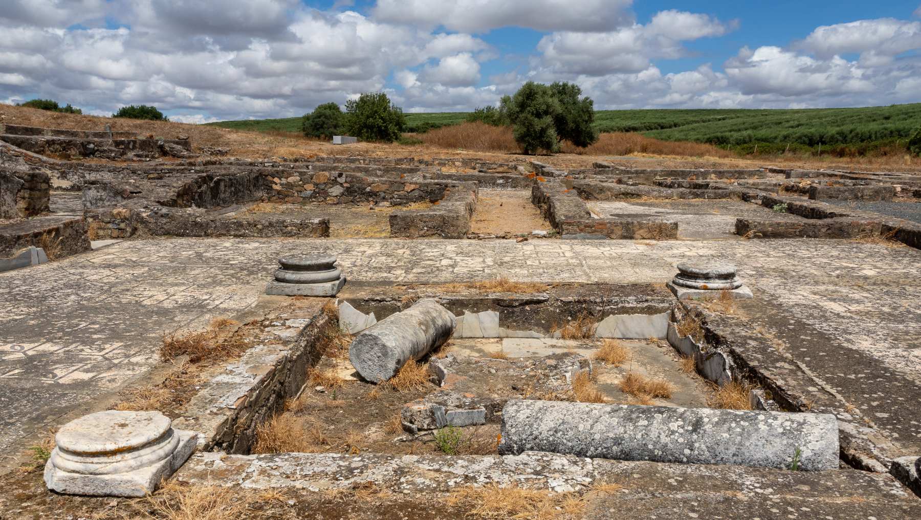 Restos esqueleto romano.